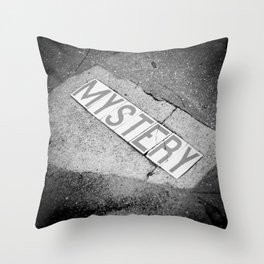 Mystery Street New Orleans Throw Pillow