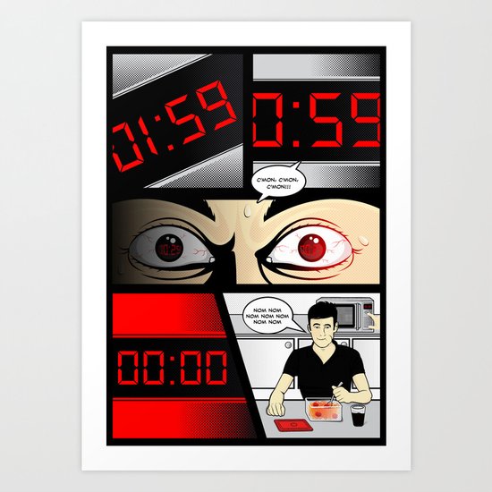 T-00:02:00 Art Print