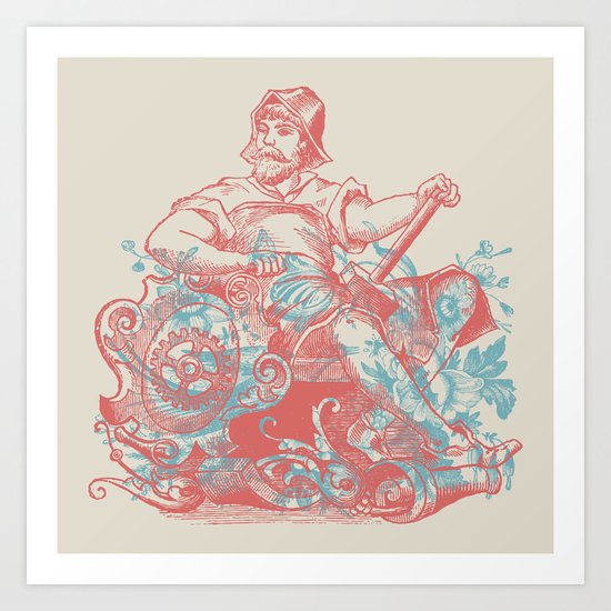 Hipster Zero Art Print