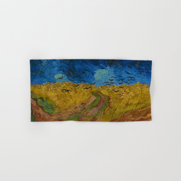 Vincent van Gogh,Wheatfield with Crows Hand & Bath Towel