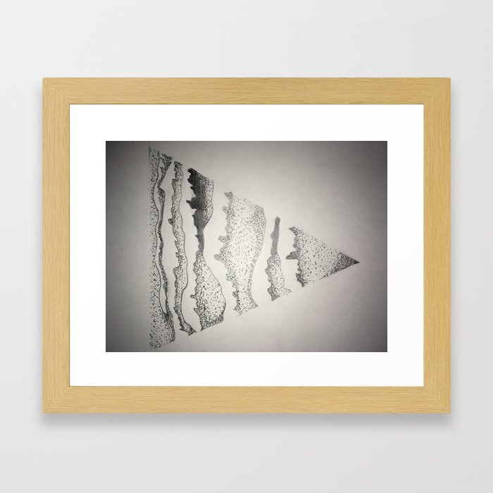 layers on layer Framed Art Print