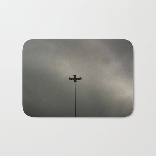 Gray Sky Bath Mat