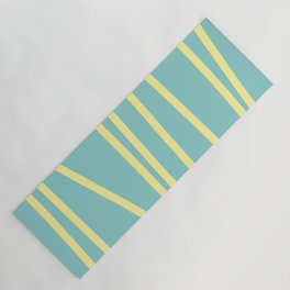 Pastel Zebra | Young & Fresh | Green / Blue Yellow | Yoga | Pilates | Relax Yoga Mat