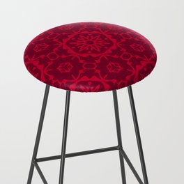 Red Persian Mosaic Bar Stool