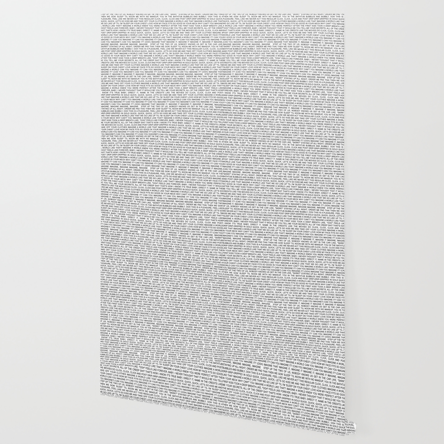 Imagine Ariana Lyrics White Black Wallpaper By Rayowag Society6