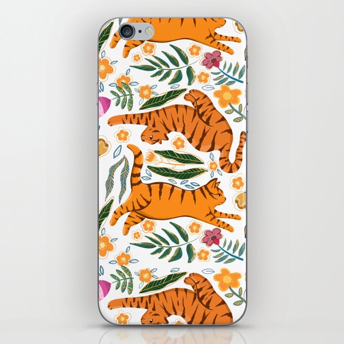 Spring Tiger Cats iPhone Skin