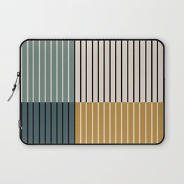 Color Block Line Abstract VIII Laptop Sleeve