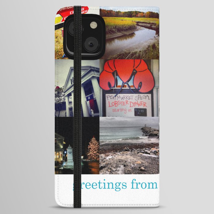 Greetings From Kennebunkport iPhone Wallet Case