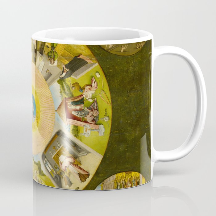The Seven Deadly Sins and the Four Last Things, 1500 by Hieronymus Bosch Coffee Mug