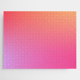 25 Pink Gradient Background Colour Palette 220721 Aura Ombre Valourine Digital Minimalist Art Jigsaw Puzzle