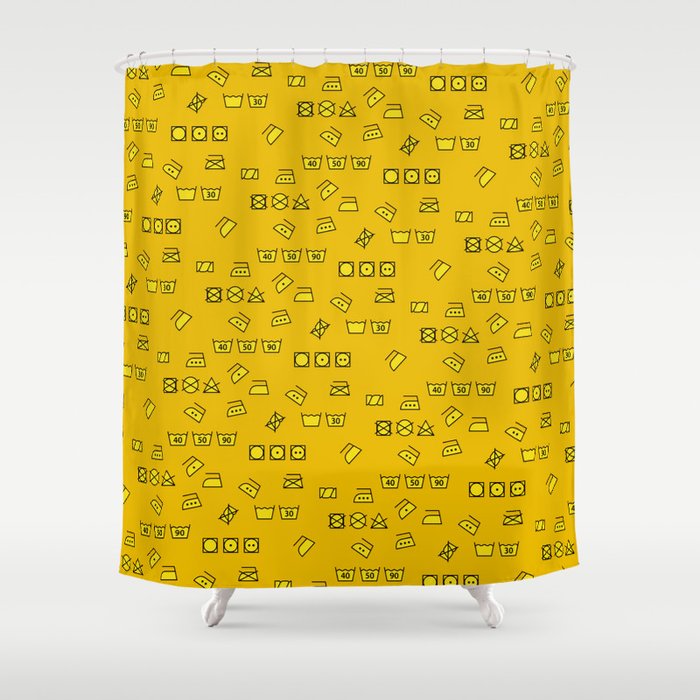 Wash Care Instructions Shower Curtain By Diadia Society6