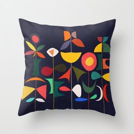 Klee's Garden Throw Pillow