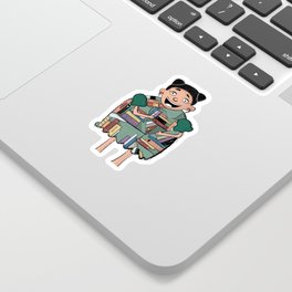 The Book Keeper - A Human Library Sticker