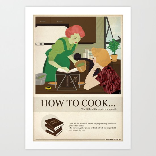 Villains Housewives (English) Art Print