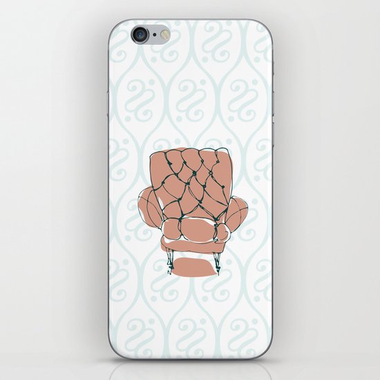 Pink Chair iPhone & iPod Skin