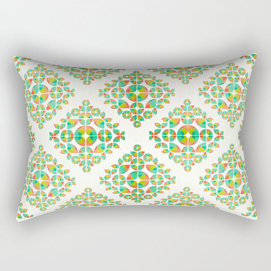 Fantasy Garden Pattern Rectangular Pillow