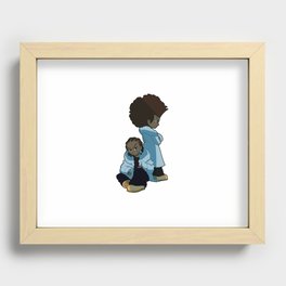 Riley And Huey Recessed Framed Print