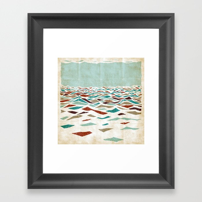 Sea Recollection Framed Art Print
