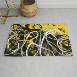Abstract Painting 116. Contemporary Art.  Area & Throw Rug