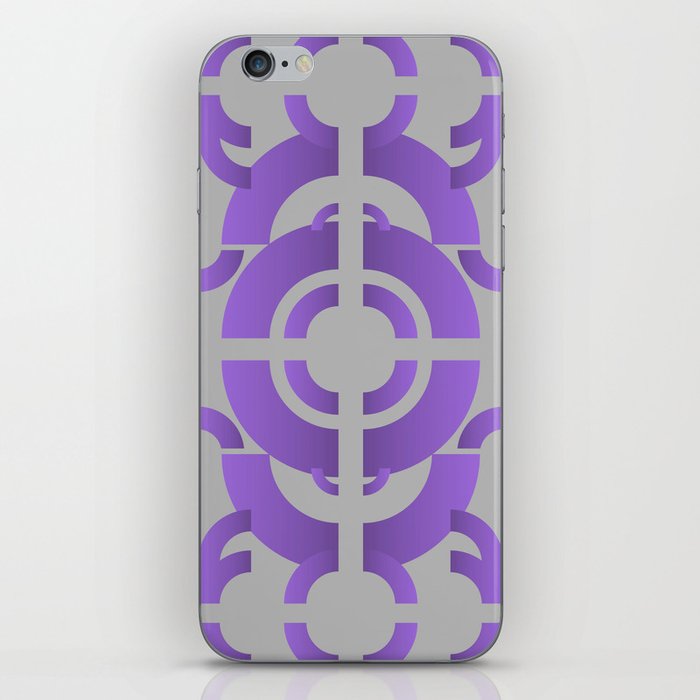 Muted Lavender Rainbow Arches iPhone Skin