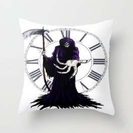 The Grim Reaper Throw Pillow