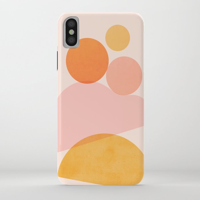 Abstraction_SHAPE_PLAYFUL_DAY_Minimalism_001 iPhone Case