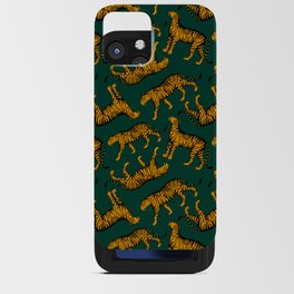 Tigers (Dark Green and Marigold) iPhone Card Case