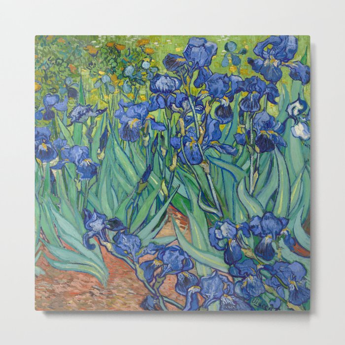 Vincent van Gogh "Irises" Metal Print