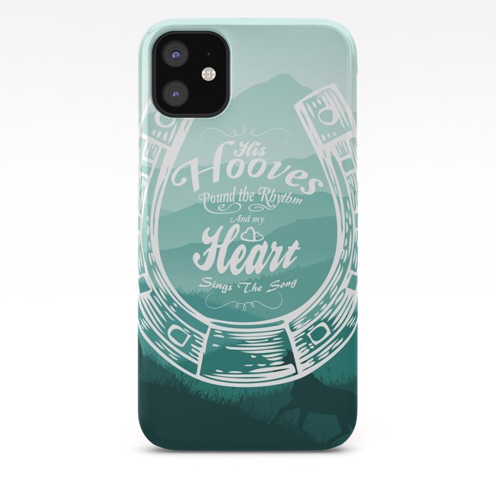 Horse Quote Typography Horse Hoove Shoe Quote Horse Lover Iphone Case By Propmystuff Society6