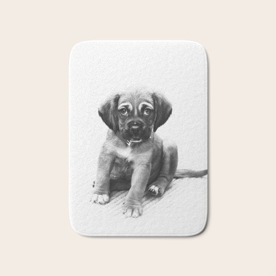 Little dog Bath Mat