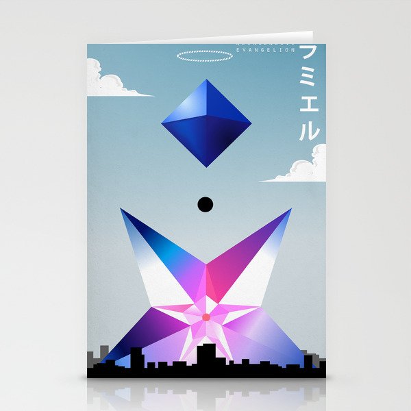 Neon Genesis Evangelion Angel 05 Ramiel Stationery Cards By Mnm Studios Society6