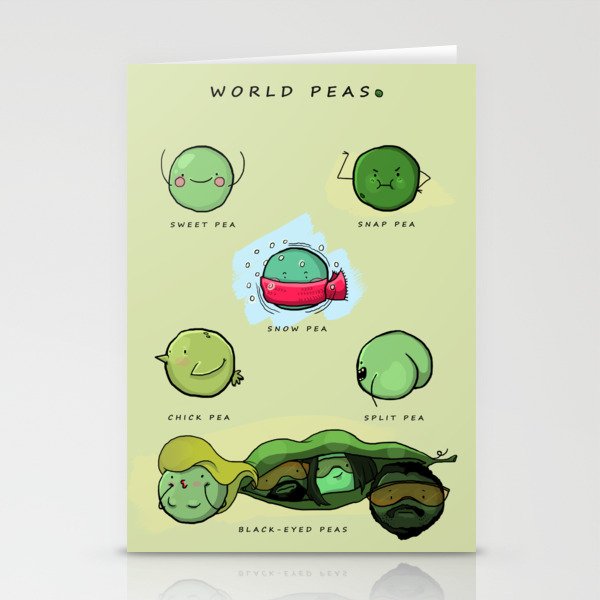 World Peas Stationery Cards