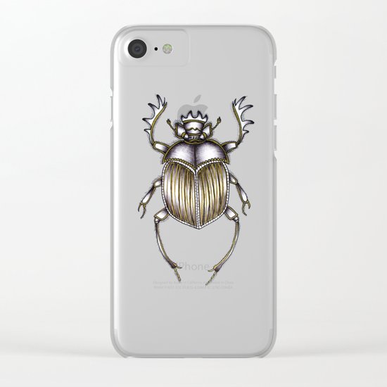 Scarab's Curse Clear iPhone Case