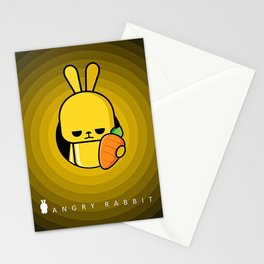Angry Rabbit Stationery Card