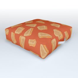 Grilled Cheese Print Outdoor Floor Cushion