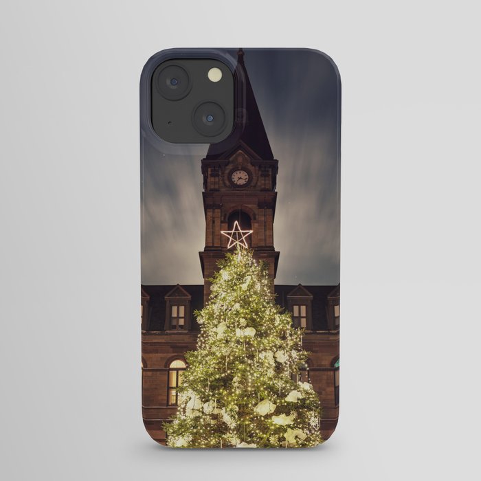 Christmas Tree at City Hall iPhone Case