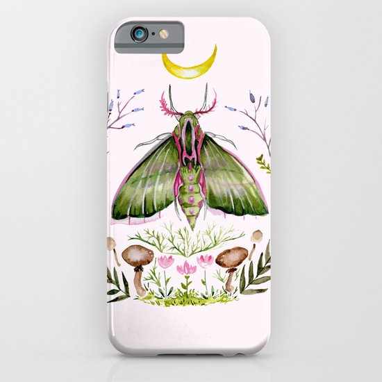 Pink Moth iPhone & iPod Case