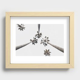 Palm trees Recessed Framed Print