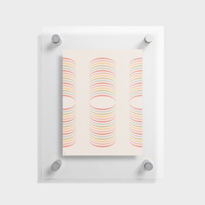 Geometric Terraces #5 Floating Acrylic Print