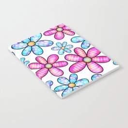 Doodle Spring Flower Pattern 03 Notebook