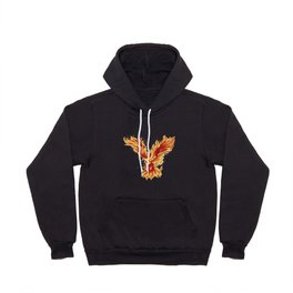 Phoenix Rising Fire Bird Mythical Artwork  Hoody | Element, Opportunity, Cycle, Graphicdesign, Strong, Life, Fire, Rebirth, Death, Bird 