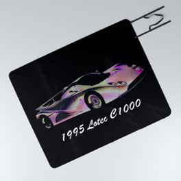 1995 Lotec C1000 Classic Super Car Picnic Blanket