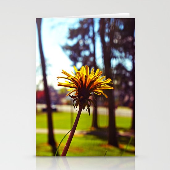 Spring dandelion Stationery Cards