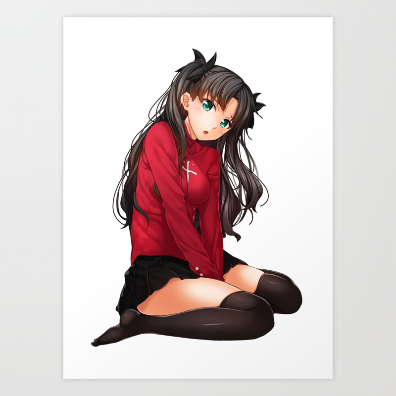 Rin Tohsaka Art Print By Vertum Society6 Would you like to change the currency to euros (€)? rin tohsaka art print by vertum