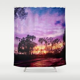 Magical Doheny Sunset Shower Curtain