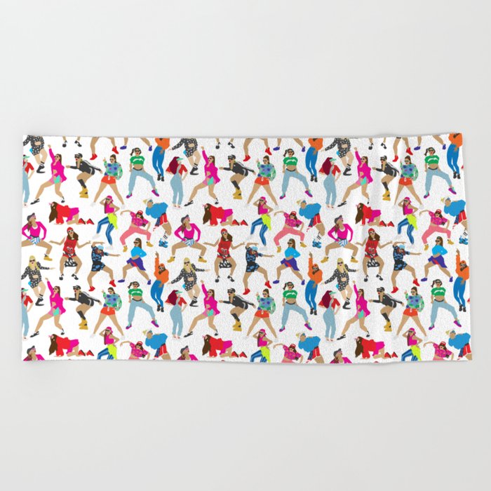 Dance, Dance, Dance! Beach Towel