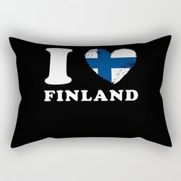 I Love Finland Rectangular Pillow