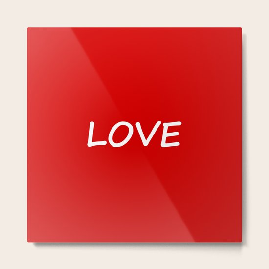 Love Metal Print