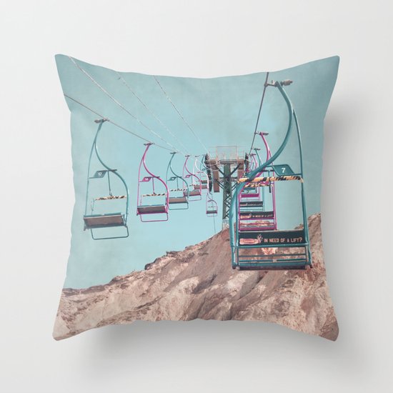 into the sky... Throw Pillow