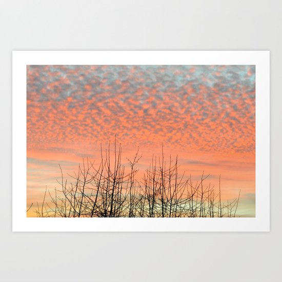 SPRING SUNSET Art Print